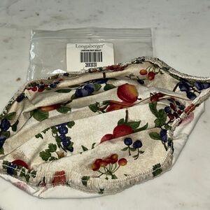 Longaberger liner 8x8 fruit medley NEW
